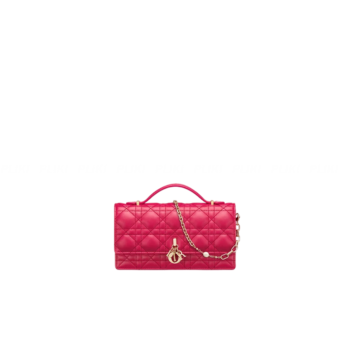 디올 My Dior 미니 백 패션 핑크 까나쥬 양가죽