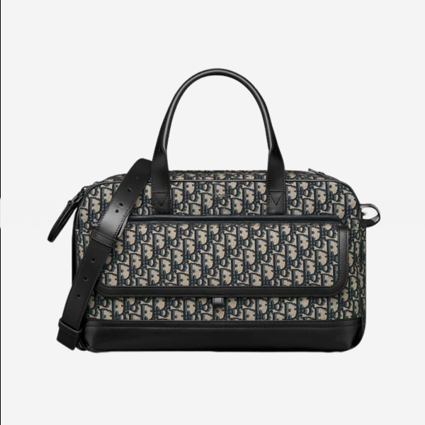 디올 Dior Hit the Road Oblique 자카드 펫 캐리어 백
