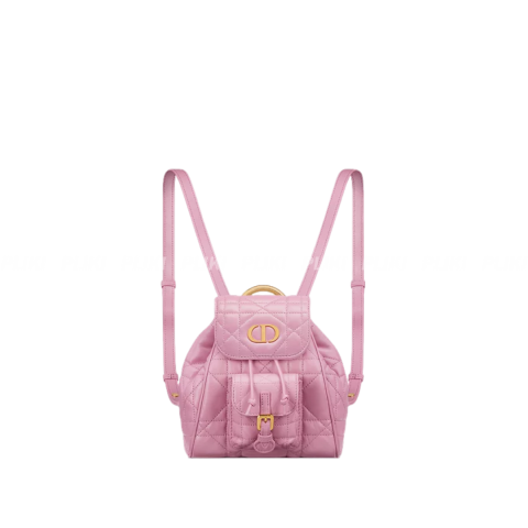 디올 Dior Caro 스몰 백팩 하이드로레인저 핑크