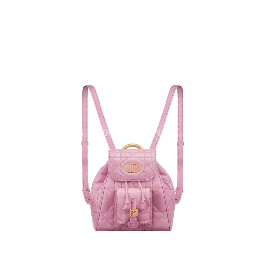 디올 Dior Caro 스몰 백팩 하이드로레인저 핑크