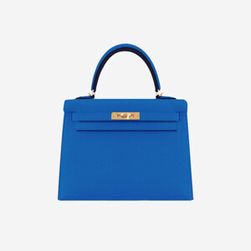 에르메스 켈리백 25 Tanzania blue (Epsom)