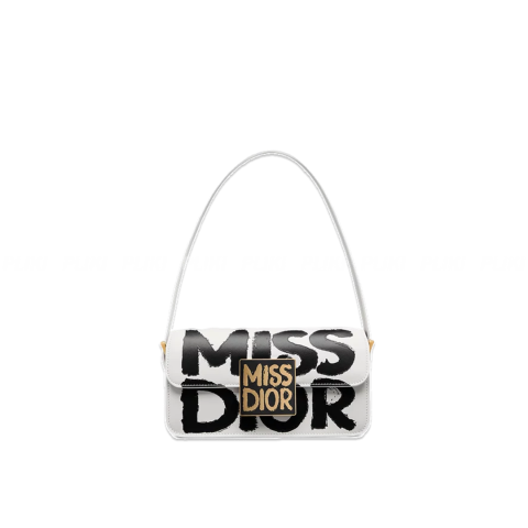 디올 Miss Dior 플랩백 화이트