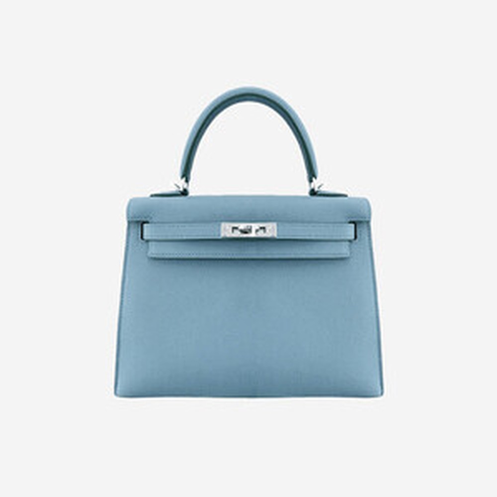 에르메스 켈리백 25 Blue ciel (Epsom)