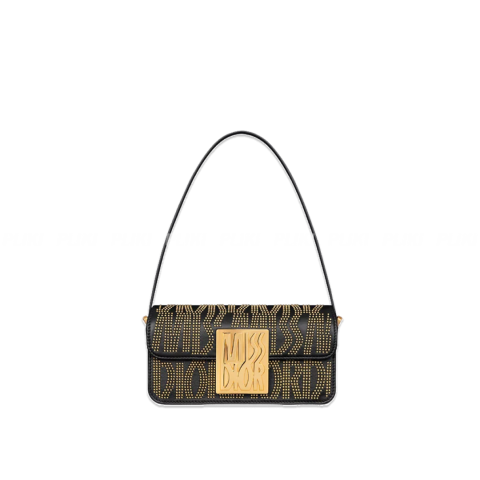 디올 Miss Dior 플랩백 골드