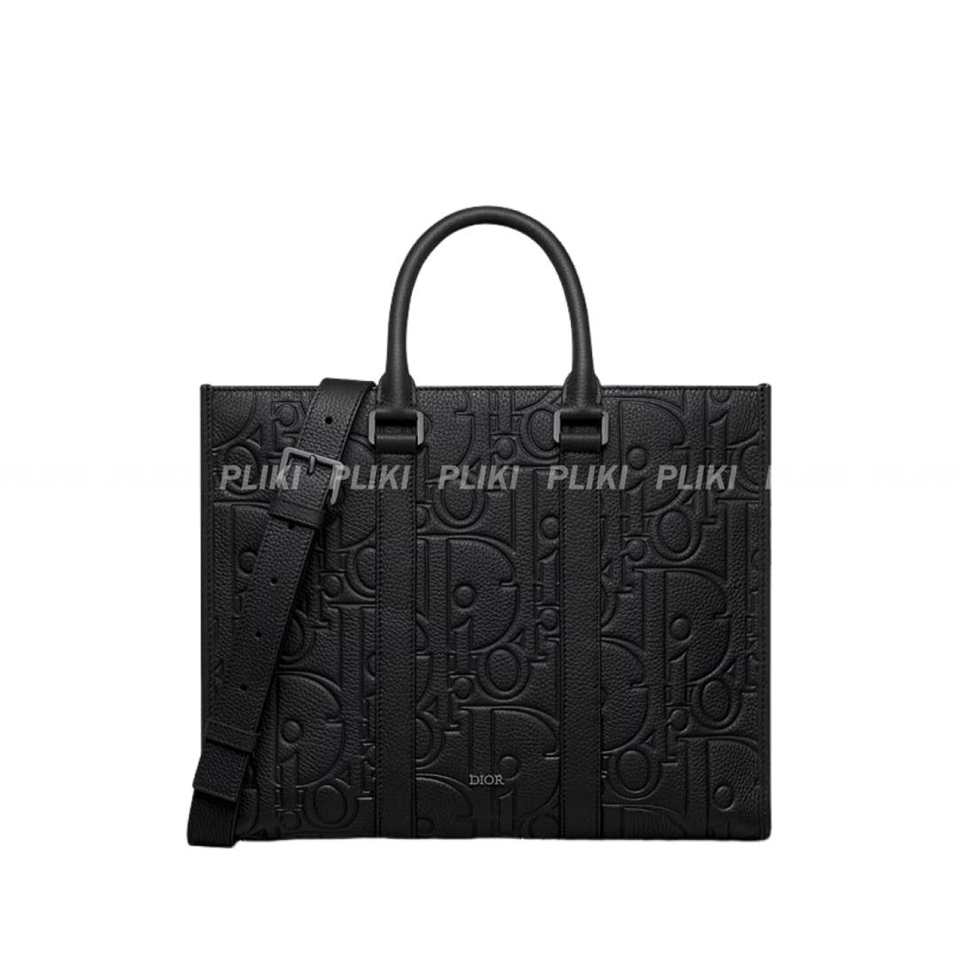 디올 East-West 미디엄 토트백 블랙 Dior Gravity