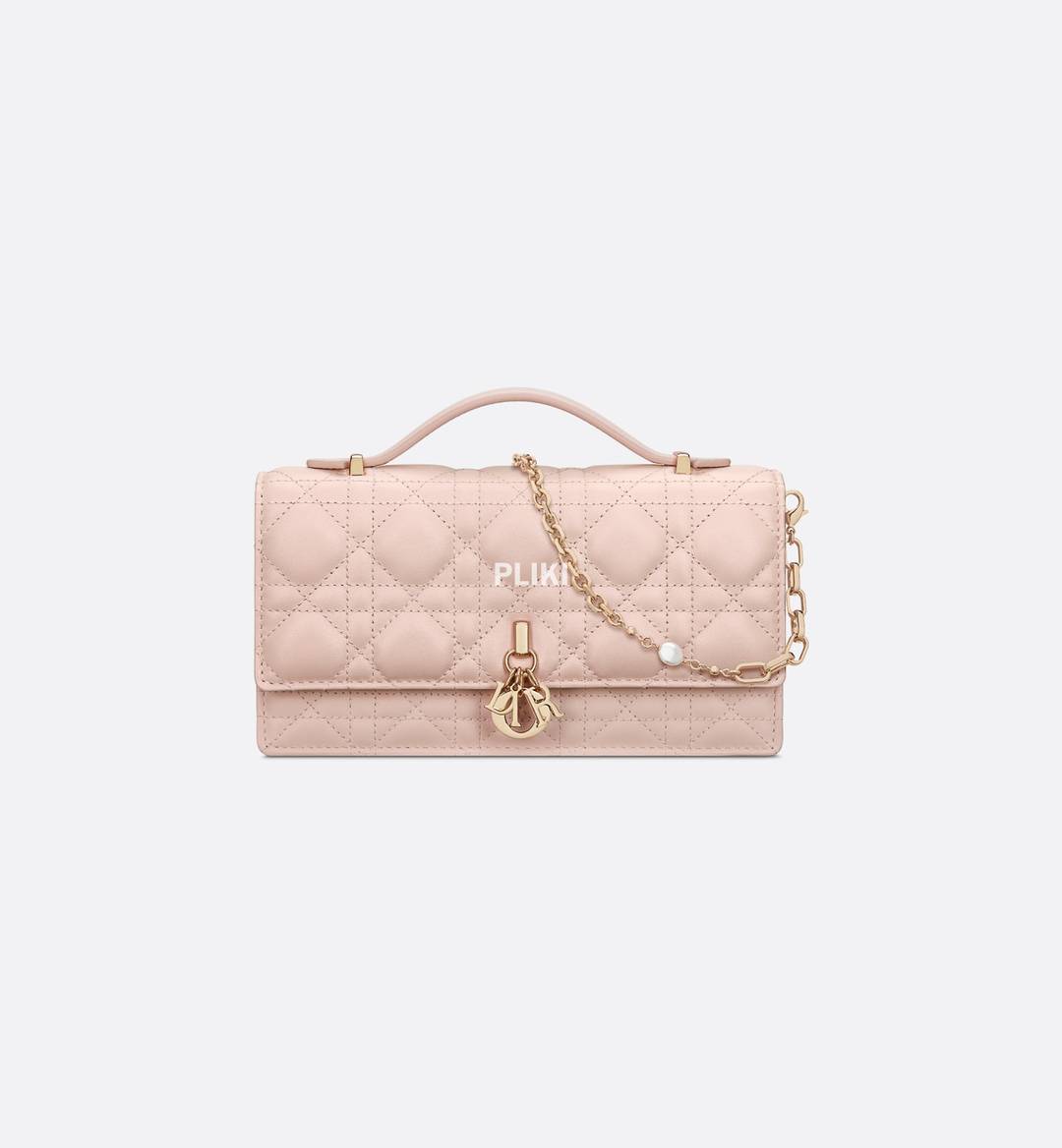 디올 라일락 까나쥬 램스킨 My Dior 미니 백 핑크
